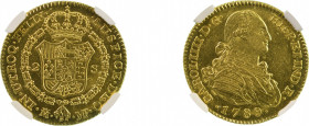 Spain 1789M, (Au) 2 Escudos, Charles IV, graded MS 61 by NGC
KM-435.1
0.1904 oz net