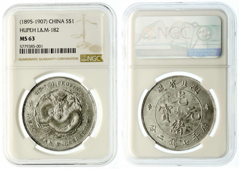 CHINA und Südostasien
China
Qing-Dynastie. De Zong, 1875-1908
Dollar (Yuan) o...