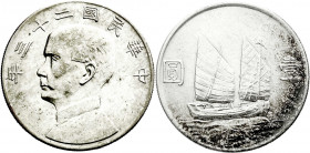 CHINA und Südostasien
China
Republik, 1912-1949
Dollar (Yuan) Jahr 23 = 1934. vorzüglich/Stempelglanz, kl. Kratzer. Lin Gwo Ming 110. Yeoman 345. ...