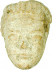 Ausgrabungen
Eisenzeit
Etrurien
Antefix-Stirnziegelfragment, Kopf eines Kyros. Cerveteri (Caere/Agylla) um 500 v. Chr. Terrakotta. Höhe 16,2 cm.
P...