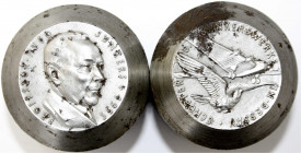Altdeutsche Münzen und Medaillen
Anhalt-Dessau
Medaillen ab 1918
Prägestempelpaar (Patrizen) zur Medaille 1935, von Karl Goetz. Hugo Junkers/Junker...