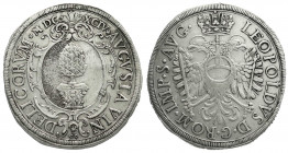Altdeutsche Münzen und Medaillen
Augsburg-Stadt
Reichstaler 1694, mit Titel Leopolds I.
gutes sehr schön. Forster 403. Davenport. 5049. 
