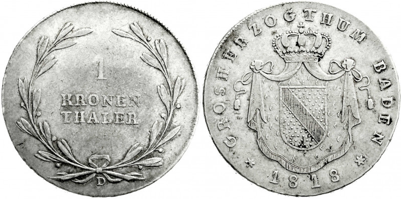 Altdeutsche Münzen und Medaillen
Baden-Durlach
Carl Ludwig Friedrich, 1811-181...