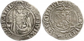 Altdeutsche Münzen und Medaillen
Bamberg, Bistum
Georg III. Schenk von Limburg, 1502-1522
1/2 Schilling 1512. sehr schön, selten. Krug 191c. 