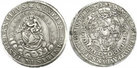 Altdeutsche Münzen und Medaillen
Bayern
Maximilian I., als Kurfürst, 1623-1651
Madonnentaler 1625. Jahreszahl geteilt, oben an den Löwenköpfen.
gu...