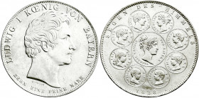 Altdeutsche Münzen und Medaillen
Bayern
Ludwig I., 1825-1848
Geschichtstaler 1828. Segen des Himmels.
gutes vorzüglich. Jaeger 37. Thun 56. AKS 12...