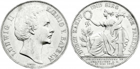 Altdeutsche Münzen und Medaillen
Bayern
Ludwig II., 1864-1886
Siegestaler 1871. vorzüglich, kl. Kratzer. Jaeger 110. Thun 107. AKS 188. 
