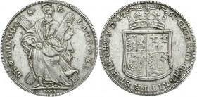 Altdeutsche Münzen und Medaillen
Braunschweig-Calenberg-Hannover
Georg II., 1727-1760
Ausbeutetaler 1760 IWS Clausthal (Johann Wilhelm Schlemm) St....