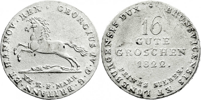 Altdeutsche Münzen und Medaillen
Braunschweig-Calenberg-Hannover
Georg IV., 18...