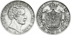 Altdeutsche Münzen und Medaillen
Braunschweig-Wolfenbüttel
Wilhelm, 1831-1884
Vereinstaler 1866 B. sehr schön. Jaeger 257. Thun 123. AKS 81. 
