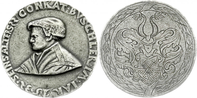 Altdeutsche Münzen und Medaillen
Hall / Schwaben
Silbergussmedaille 1532 auf C...
