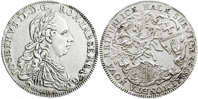 Altdeutsche Münzen und Medaillen
Hall / Schwaben
Taler (Mmz. Oexlein) 1777 mit...