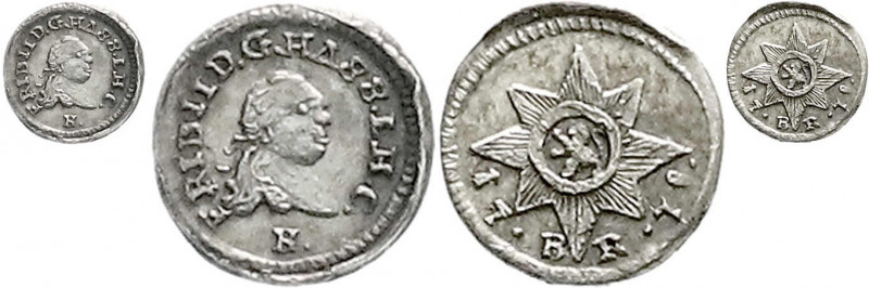 Altdeutsche Münzen und Medaillen
Hessen-Kassel
Friedrich II., 1760-1785
Minia...
