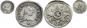 Altdeutsche Münzen und Medaillen
Hessen-Kassel
Friedrich II., 1760-1785
Miniatur Sterntaler 1778 BR von Körnlein. 0,25 g.
fast Stempelglanz, schön...