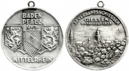 Altdeutsche Münzen und Medaillen
Hessen-Gießen, Stadt
Silbermedaille 1929 unsigniert. Schützenverband Baden, Pfalz und Mittelrhein zum 30. Verbandss...