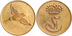 Altdeutsche Münzen und Medaillen
Isenburg-Büdingen
Karl, 1922-1941
Kupfer Schnepfenheller o.J.(1927). Fliegende Schnepfe/gekr. Monogramm. 20 mm.
v...