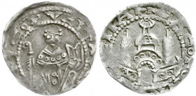 Altdeutsche Münzen und Medaillen
Köln-Erzbistum
Philipp von Heinsberg, 1167-1191
Denar o.J. Thronender Erzbischof ohne Mithra mit Krummstab und Buc...