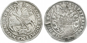 Altdeutsche Münzen und Medaillen
Mansfeld-vorderortische Linie zu Friedeburg
Peter Ernst, Bruno, Gebhard und Johann Georg, 1587-1601
Taler 1593 BM....