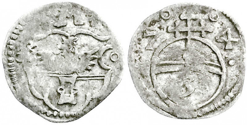 Altdeutsche Münzen und Medaillen
Mühlhausen, Stadt
3 Pfennig 1574. sehr schön,...