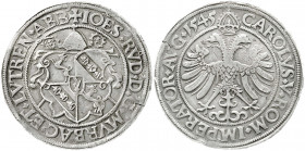 Altdeutsche Münzen und Medaillen
Murbach und Lüders
Johann Rudolf Stör von Störenberg, 1542-1570
Reichstaler 1545, St. Amarin. Mit Titel Karls V.
...