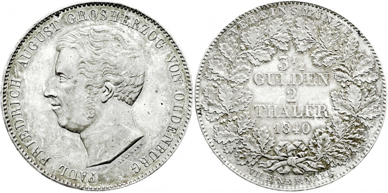 Altdeutsche Münzen und Medaillen
Oldenburg
Paul Friedrich August, 1829-1853
D...