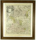 Altdeutsche Münzen und Medaillen
Osnabrück
Stadt
Handcolorierte Kupferstich-Landkarte der Bistümer Münster und Osnabrück, um 1740 von Matthäus Seut...