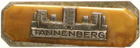 Altdeutsche Münzen und Medaillen
Preußen/-Herzogtum (Ostpreußen)
Varia
Bernsteinabzeichen, um 1930, mit versilberter Burg "Tannenberg". 45 X 15 mm....