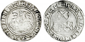 Altdeutsche Münzen und Medaillen
Sachsen-Kurfürstentum
Johann Friedrich und Heinrich, 1539-1541
1/2 Taler 1541 Annaberg 14,38 g.
fast vorzüglich, ...