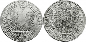 Altdeutsche Münzen und Medaillen
Sachsen-Alt-Gotha (Coburg-Eisenach)
Johann Casimir und Johann Ernst, 1572-1633
Reichstaler 1585. gutes vorzüglich,...