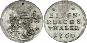 Altdeutsche Münzen und Medaillen
Sachsen-Hildburghausen
Ernst Friedrich Karl, 1745-1780
1/24 Taler 1760. vorzüglich/Stempelglanz, übl. Prägeschwäch...