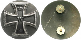 Orden und Ehrenzeichen
Deutschland
Deutsche Länder, bis 1918
Preussen: Eisernes Kreuz I. Klasse 1914. "Kürass"-Ausführung (Kreuz mit zwei Gewindebo...