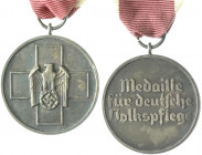 Orden und Ehrenzeichen
Deutschland
Drittes Reich, 1933-1945
Medaille für deutsche Volkspflege. Am Band.
vorzüglich, Kratzer, schöne Patina. OEK 35...