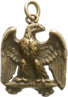 Orden und Ehrenzeichen
Frankreich
Ehrenzeichen um 1810 für die Veteranen der ersten Armee (Débris de l'Armée Impériale). Bronze, hohl gearbeitet.
s...