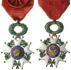 Orden und Ehrenzeichen
Frankreich
Ritterkreuz zum Orden der Ehrenlegion am Band, Modell der 5. Republik, ab 1962. sehr schön, Emaillechips. Barac 59...