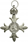 Orden und Ehrenzeichen
Grossbritannien
George VI., 1937-1952
Most Excellent Order of the British Empire (MBE). Kreuz mit unbeweglicher Krone, versi...