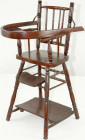 Varia
Sonstige Antiquitäten
Kinderstuhl, Holz mit rotbrauner Lackierung, um 1900. Höhe 70 cm