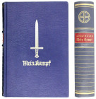 Literatur
Drittes Reich, 1933-1945
Hitler, Adolf. Mein Kampf. München 1939. Jubiläumsausgabe zum 50. Geburtstag Hitlers. Prachteinband blaues Leder ...