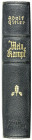 Literatur
Drittes Reich, 1933-1945
Hitler, Adolf. Mein Kampf. 671.-675. Auflage München 1941. Blaues Halbleder. Kriegs-Ausgabe als Hochzeitsgabe Löh...