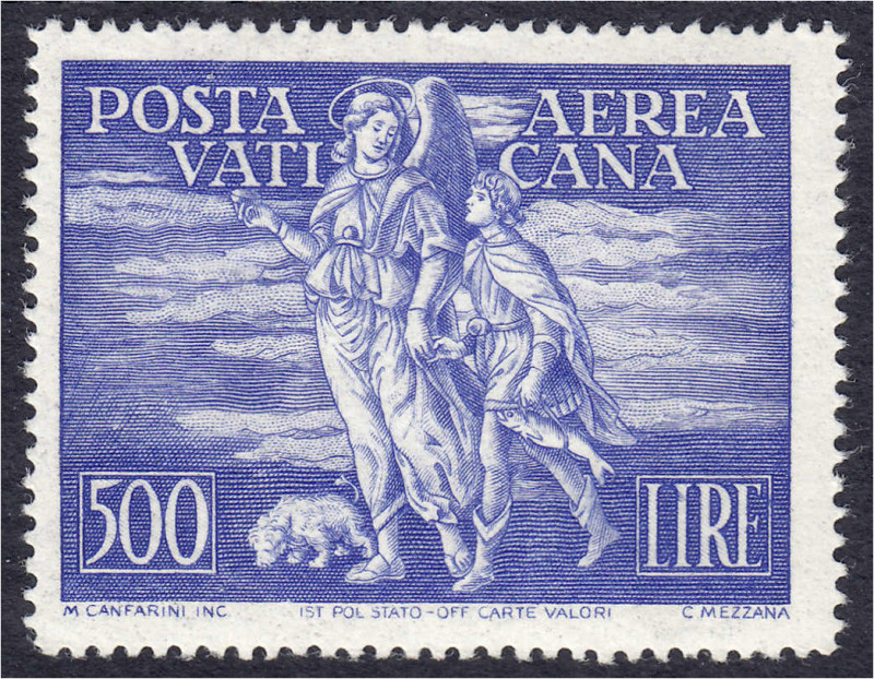Briefmarken
Ausland
Vatikan
500 L Flugpostmarke 1948, postfrische Erhaltung. ...