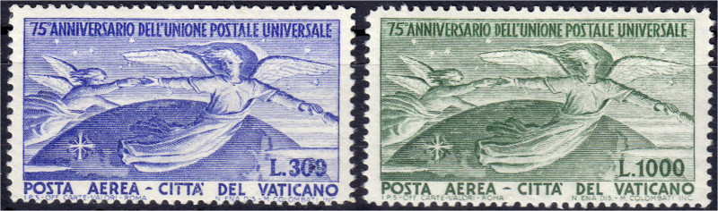 Briefmarken
Ausland
Vatikan
75 Jahre Weltpostverein 1949, kompletter Satz in ...