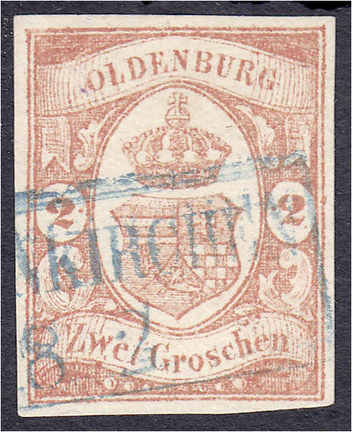 Briefmarken
Deutschland
Altdeutschland
2 Groschen 1861, allseits voll bis bre...