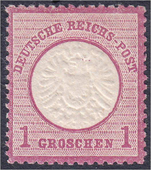 Briefmarken
Deutschland
Deutsches Reich
1 Groschen großer Brustschild 1872, p...