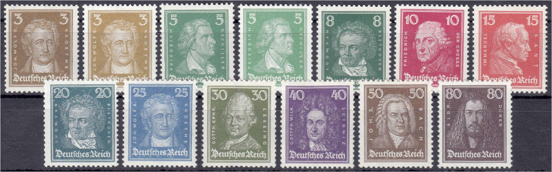 Briefmarken
Deutschland
Deutsches Reich
Berühmte Deutsche 1926, kompletter Sa...