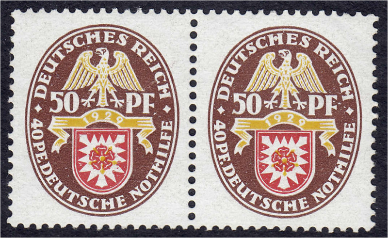 Briefmarken
Deutschland
Deutsches Reich
50+40 Pf. Deutsche Nothilfe 1929, waa...