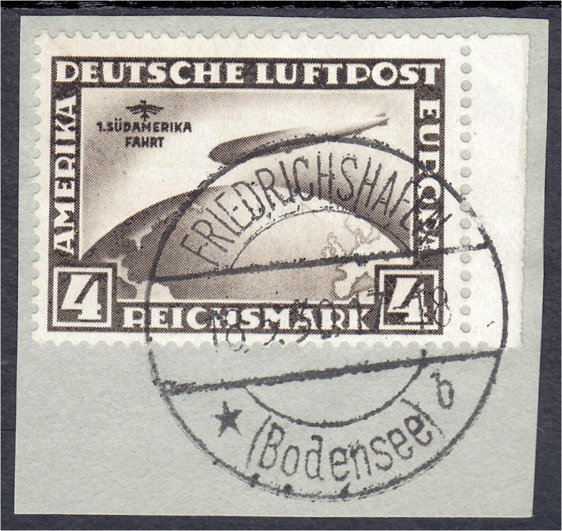 Briefmarken
Deutschland
Deutsches Reich
4 M. Südamerika 1930, sauber gestempe...