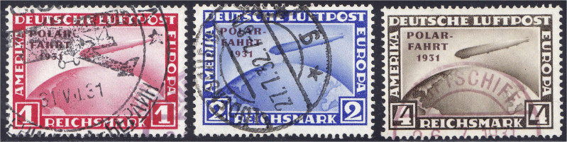 Briefmarken
Deutschland
Deutsches Reich
Polarfahrt 1931, kompletter Satz in g...