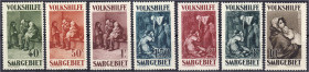 Briefmarken
Deutschland
Deutsche Auslandspostämter und Kolonien
Volkshilfe 1929, kompletter Satz in postfrischer Kabinetterhaltung, unsigniert.
**...