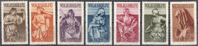 Briefmarken
Deutschland
Deutsche Auslandspostämter und Kolonien
Volkshilfe 1934, kompletter Satz in postfrischer Luxuserhaltung, unsigniert.
** Mi...