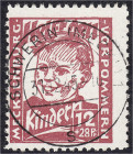 Briefmarken
Deutschland
Alliierte Besetzung (Sowjetische Zone)
12 Pf. Kinderhilfe 1945, zentrisch gestempelt, Farbe ,,b", bestens geprüft Kramp BPP...