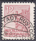 Briefmarken
Deutschland
Alliierte Besetzung (Sowjetische Zone)
12 Pf. Abschiedsserie 1946, lebhaftbraunrot, sauber gestempelt. Fotoattest Kramp BPP...